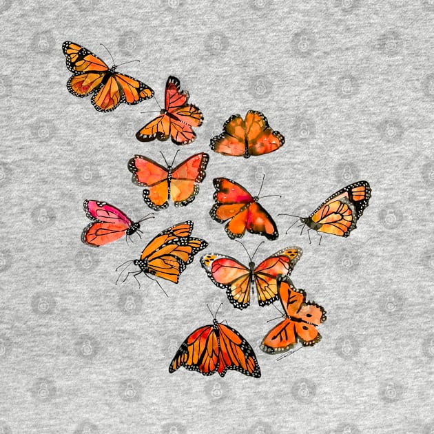 Monarch Butterflies by Limezinnias Design